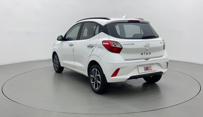 2022 Hyundai GRAND I10 NIOS ASTA AMT 1.2 KAPPA VTVT, Petrol, Automatic, 11,403 km, Left Back Diagonal