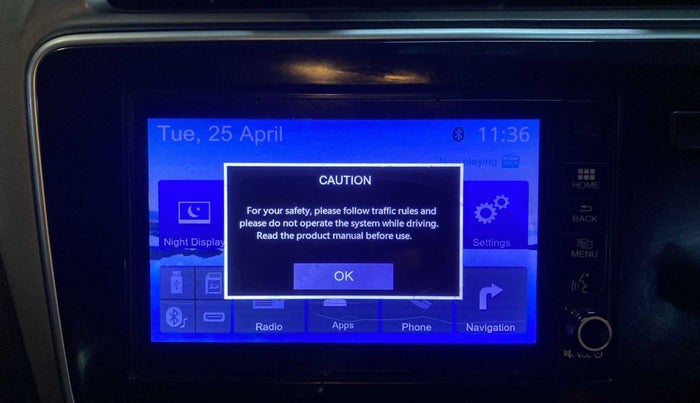 2017 Honda City 1.5L I-VTEC V MT, Petrol, Manual, 69,270 km, Infotainment system - Touch screen not working
