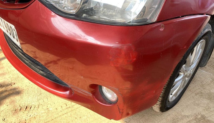 2012 Toyota Etios V, Petrol, Manual, 60,025 km, Front bumper - Slightly dented