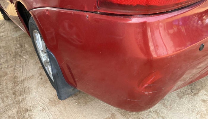 2012 Toyota Etios V, Petrol, Manual, 60,025 km, Rear bumper - Paint is slightly damaged