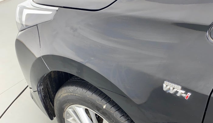 2015 Toyota Corolla Altis VL CVT PETROL, Petrol, Automatic, 39,314 km, Left fender - Slightly dented