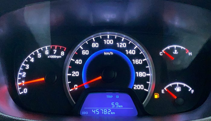 2016 Hyundai Grand i10 ASTA 1.2 KAPPA VTVT, Petrol, Manual, 45,781 km, Odometer Image
