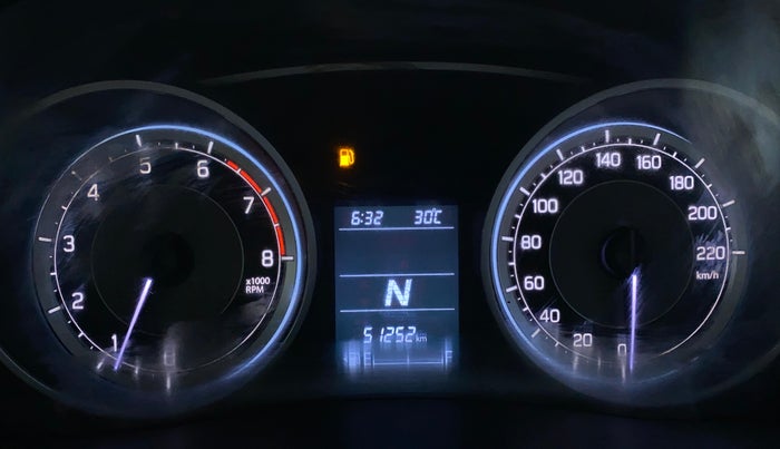 2017 Maruti Dzire ZXI PLUS AMT, Petrol, Automatic, 51,529 km, Odometer Image