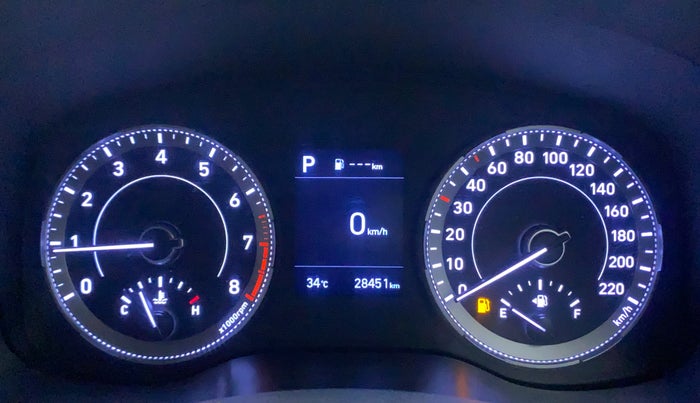 2020 Hyundai VENUE SX PLUS 1.0 TURBO DCT, Petrol, Automatic, 28,451 km, Odometer Image
