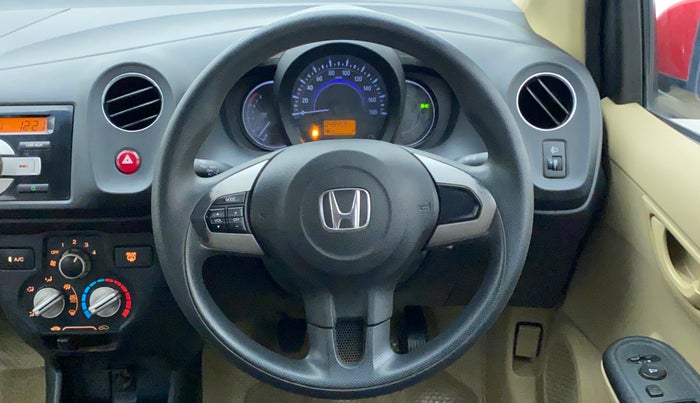 2015 Honda Brio S MT, Petrol, Manual, 48,459 km, Steering Wheel Close Up