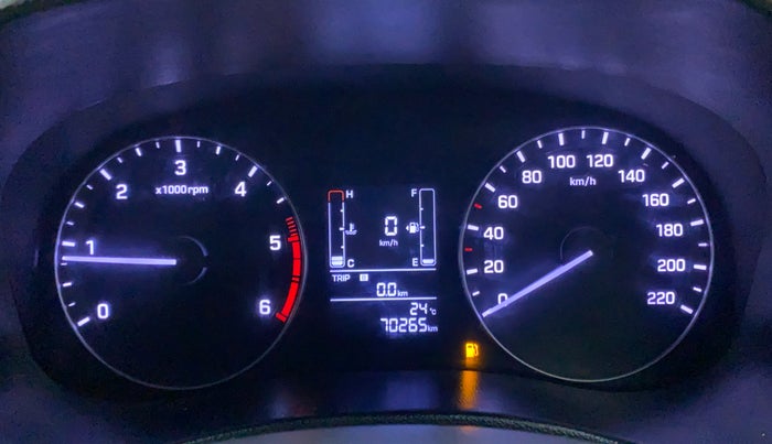 2018 Hyundai Creta 1.4 E PLUS CRDI, Diesel, Manual, 70,323 km, Odometer Image