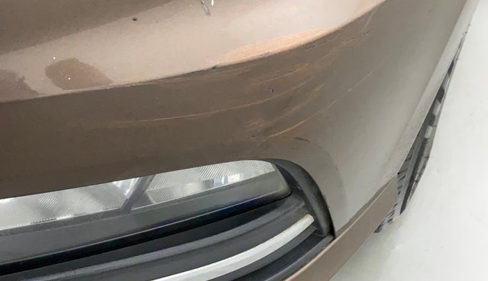 2017 Volkswagen Ameo HIGHLINE1.5L, Diesel, Manual, 1,10,257 km, Front bumper - Minor scratches