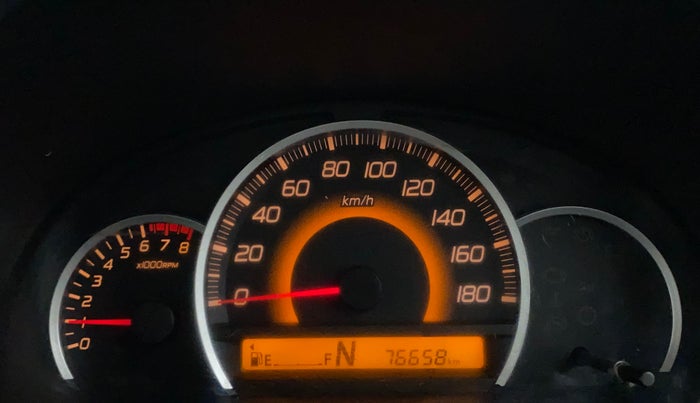 2016 Maruti Wagon R 1.0 VXI AMT, Petrol, Automatic, 76,658 km, Odometer Image