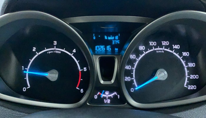 2017 Ford Ecosport TITANIUM 1.5L DIESEL, Diesel, Manual, 1,02,616 km, Odometer Image