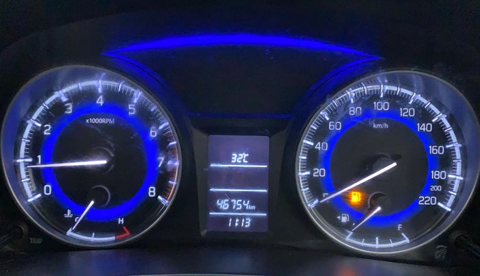 2017 Maruti Baleno DELTA PETROL 1.2, Petrol, Manual, 46,754 km, Odometer Image