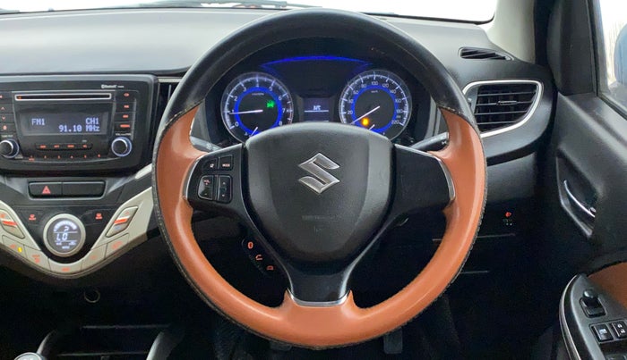 2017 Maruti Baleno DELTA PETROL 1.2, Petrol, Manual, 46,754 km, Steering Wheel Close Up