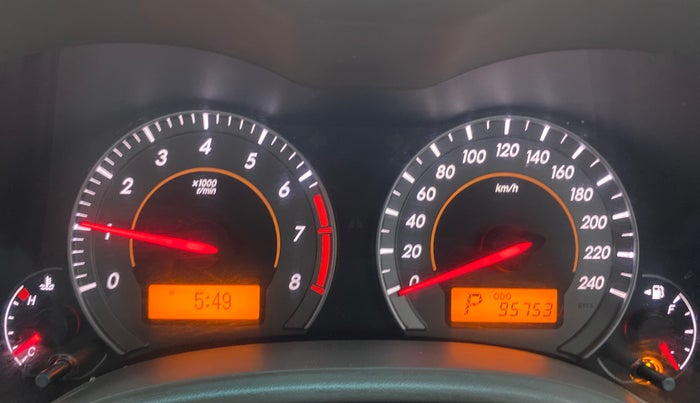 2009 Toyota Corolla Altis VL AT, Petrol, Automatic, 96,029 km, Odometer Image