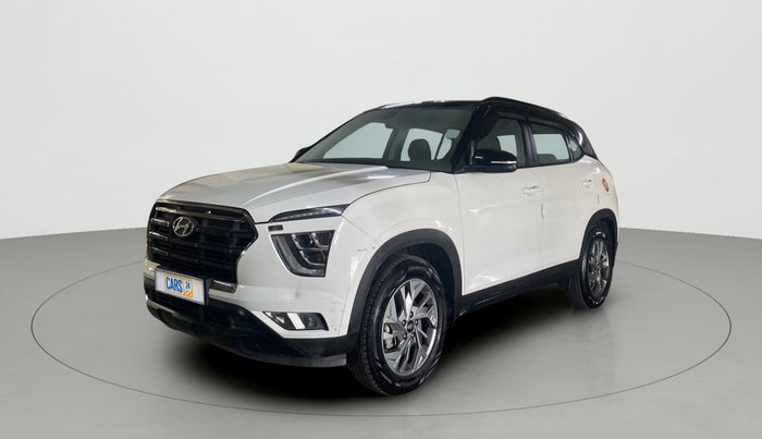 2021 Hyundai Creta SX (O) 1.4 TURBO DCT, Petrol, Automatic, 6,165 km, Left Front Diagonal