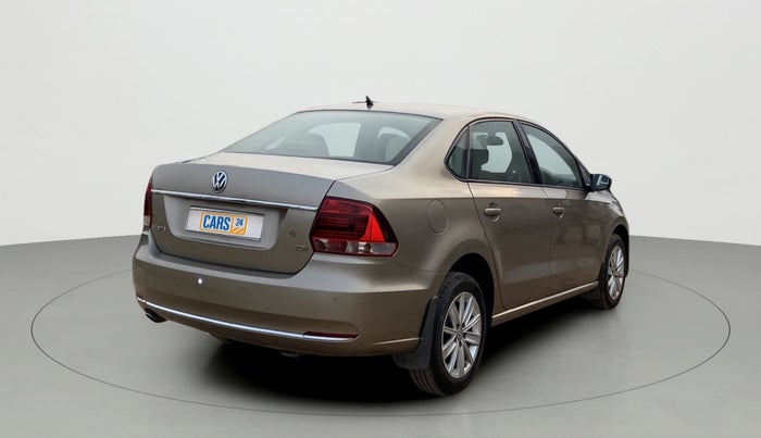 2016 Volkswagen Vento HIGHLINE PLUS 1.5 AT 16 ALLOY, Diesel, Automatic, 69,384 km, Right Back Diagonal