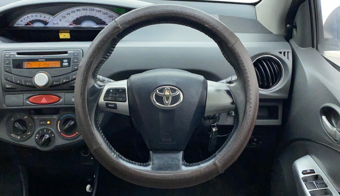 2012 Toyota Etios Liva VX, Petrol, Manual, 65,684 km, Steering Wheel Close Up