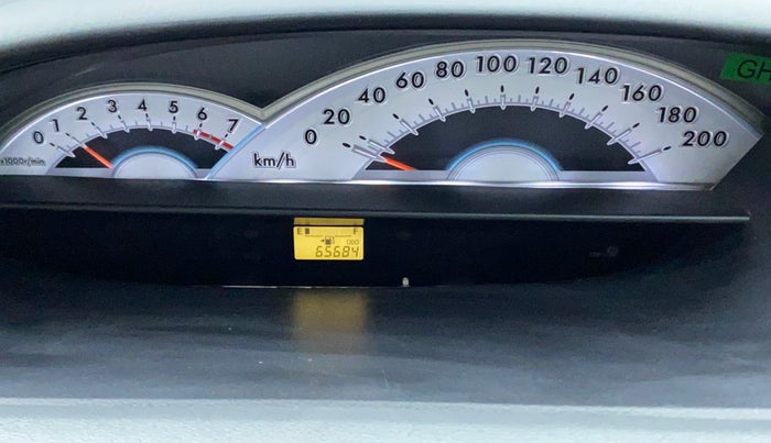 2012 Toyota Etios Liva VX, Petrol, Manual, 65,684 km, Odometer Image
