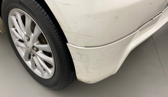 2012 Toyota Etios Liva VX, Petrol, Manual, 65,684 km, Rear bumper - Minor scratches