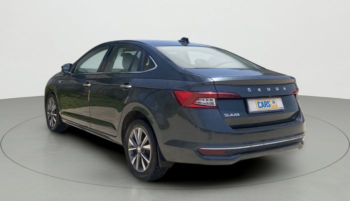 2022 Skoda SLAVIA STYLE 1.0L TSI AT, Petrol, Automatic, 5,377 km, Left Back Diagonal