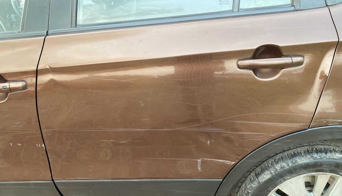 2016 Maruti S Cross ZETA 1.3, Diesel, Manual, 1,17,732 km, Rear left door - Minor scratches