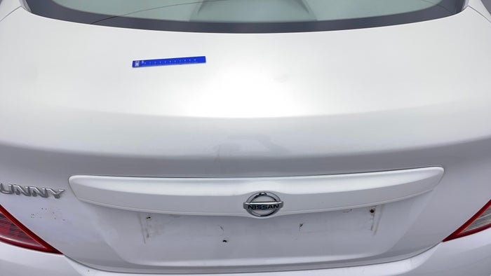 NISSAN SUNNY-Door Exterior Boot Door Multiple Minor Cosmetic Imperfections