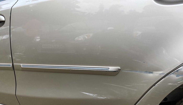 2011 Toyota Etios G, Petrol, Manual, 18,423 km, Rear left door - Minor scratches