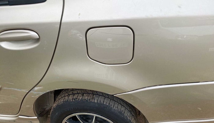 2011 Toyota Etios G, Petrol, Manual, 18,423 km, Left quarter panel - Minor scratches