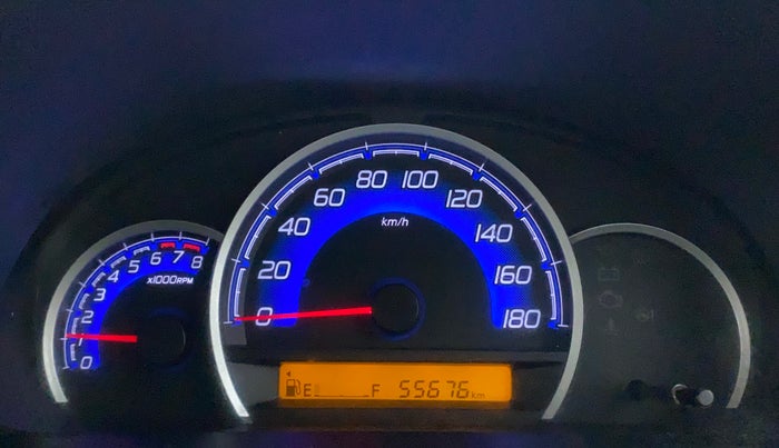 2017 Maruti Wagon R 1.0 VXI, Petrol, Manual, 55,676 km, Odometer Image