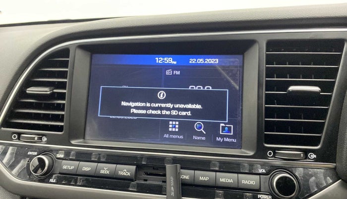 2018 Hyundai New Elantra 2.0 SX AT PETROL, Petrol, Automatic, 39,914 km, Infotainment system - GPS Card not working/missing