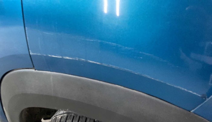 2021 Renault Kwid CLIMBER 1.0 AMT (O), Petrol, Automatic, 17,585 km, Left quarter panel - Minor scratches