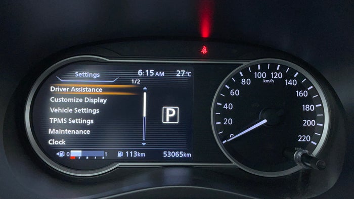 NISSAN KICKS-Odometer View