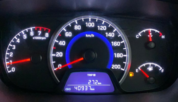 2017 Hyundai Grand i10 MAGNA 1.2 KAPPA VTVT, CNG, Manual, 40,924 km, Odometer Image