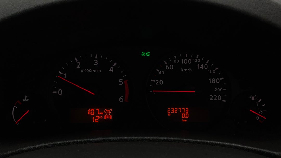 2013 Nissan Navara St (4x4), Manual, 232773 km, Odometer View