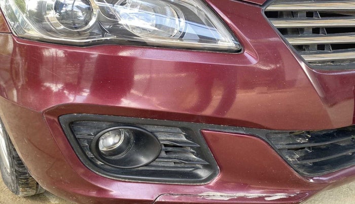 2015 Maruti Ciaz ZDI, Diesel, Manual, 1,15,516 km, Front bumper - Paint has minor damage