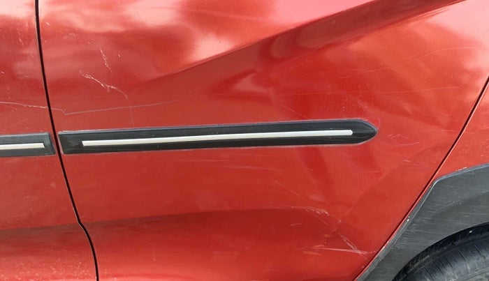 2018 Mahindra KUV 100 NXT K2 P 6 STR, Petrol, Manual, 12,882 km, Rear left door - Minor scratches