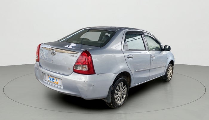 2011 Toyota Etios G, Petrol, Manual, 75,447 km, Right Back Diagonal