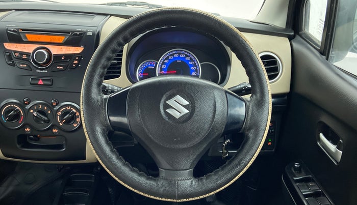 2018 Maruti Wagon R 1.0 VXI, Petrol, Manual, Steering Wheel Close Up