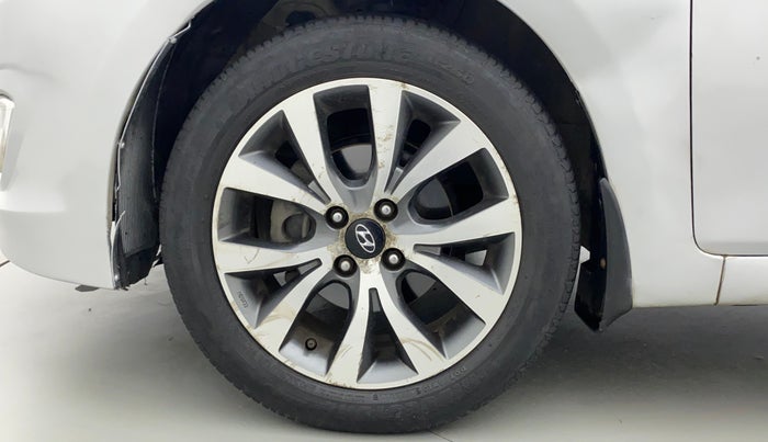 2016 Hyundai Verna FLUIDIC 4S 1.6 VTVT SX, Petrol, Manual, 41,110 km, Left Front Wheel