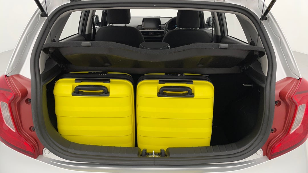 Boot Inside View with Luggage