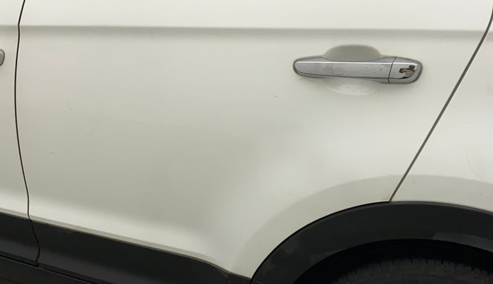 2019 Hyundai Creta SX AT 1.6 PETROL, CNG, Automatic, 40,044 km, Rear left door - Minor scratches