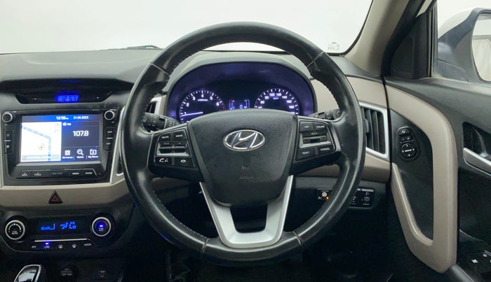 2019 Hyundai Creta SX AT 1.6 PETROL, CNG, Automatic, 40,044 km, Steering Wheel Close Up