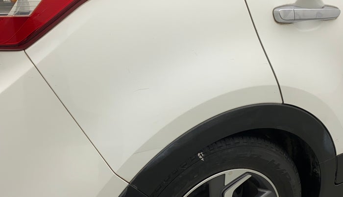 2019 Hyundai Creta SX AT 1.6 PETROL, CNG, Automatic, 40,044 km, Right quarter panel - Slightly dented
