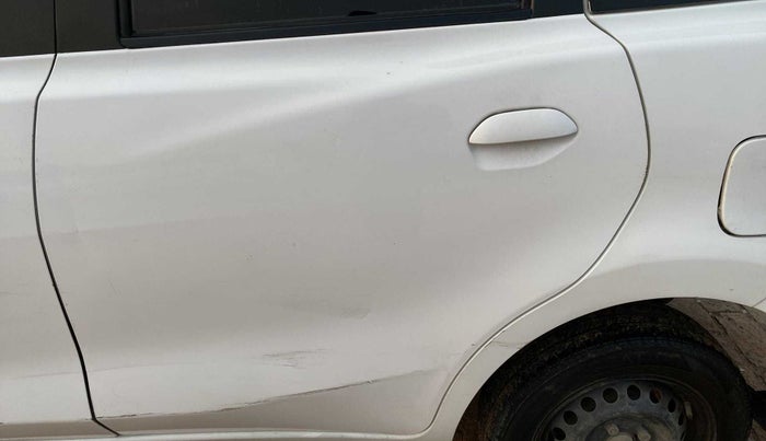 2016 Datsun Go Plus T, Petrol, Manual, 46,080 km, Rear left door - Minor scratches