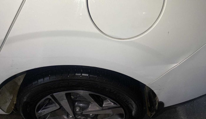 2022 Hyundai AURA SX 1.2, Petrol, Manual, 16,749 km, Left quarter panel - Slightly dented