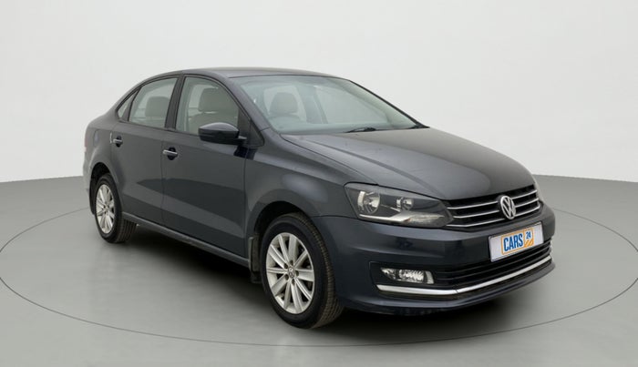 2015 Volkswagen Vento HIGHLINE TDI AT, Diesel, Automatic, 75,377 km, Right Front Diagonal