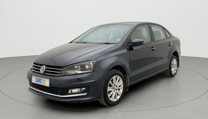 2015 Volkswagen Vento HIGHLINE TDI AT, Diesel, Automatic, 75,377 km, Left Front Diagonal
