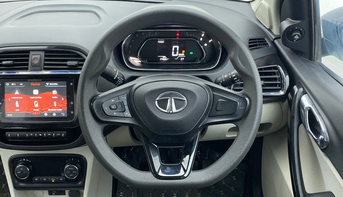 2022 Tata TIGOR XZ PLUS CNG, CNG, Manual, 17,458 km, Steering Wheel Close Up