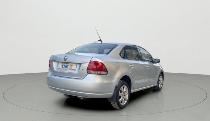 2010 Volkswagen Vento HIGHLINE PETROL AT, Petrol, Automatic, 64,623 km, Right Back Diagonal