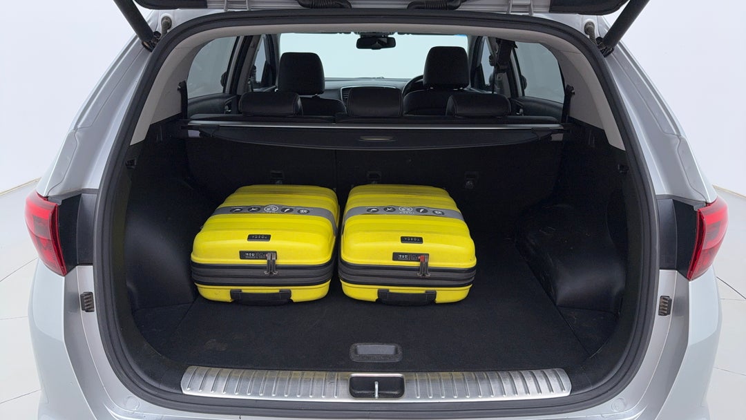 Boot Inside View with Luggage