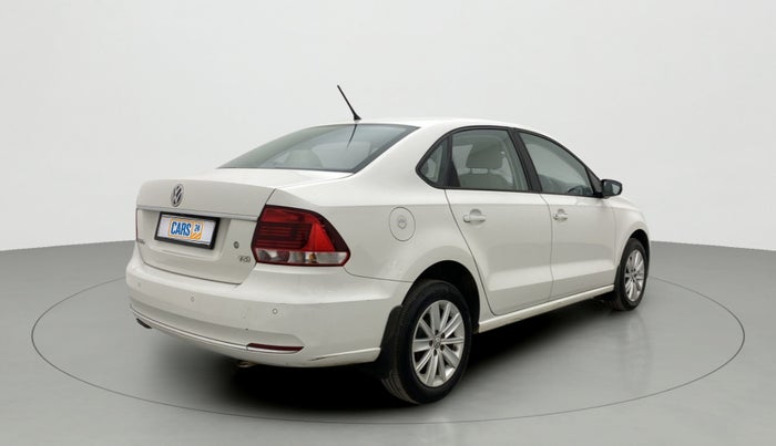 2017 Volkswagen Vento HIGHLINE PLUS 1.2 AT 16 ALLOY, Petrol, Automatic, 41,352 km, Right Back Diagonal