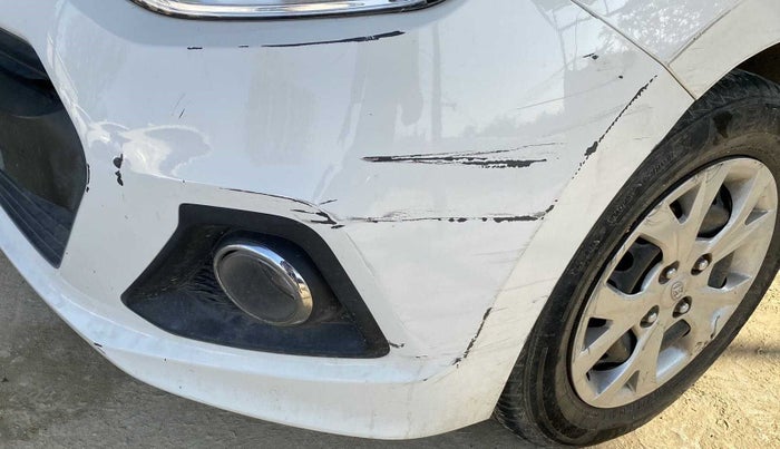 2016 Hyundai Grand i10 SPORTZ 1.2 KAPPA VTVT, Petrol, Manual, 47,237 km, Front bumper - Paint has minor damage